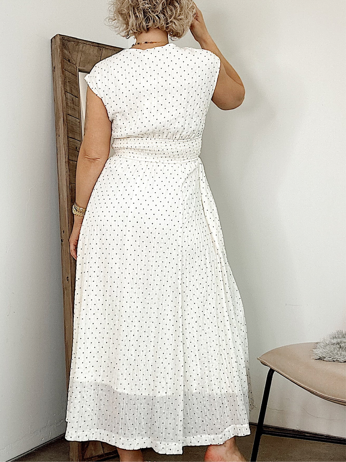 June Polka Dot Maxi Dress
