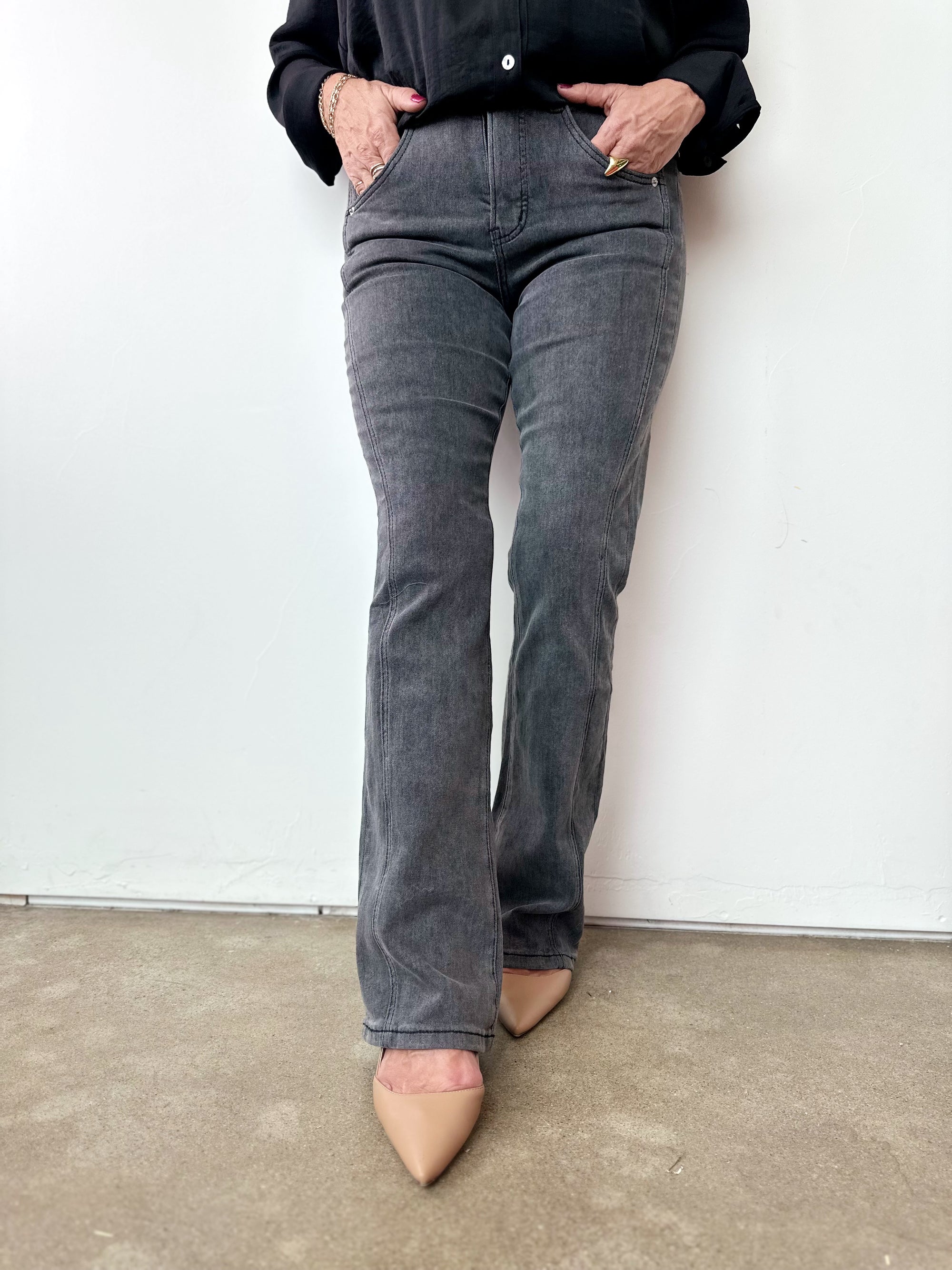 Ada High Rise Tummy Tuck Bootcut Jeans