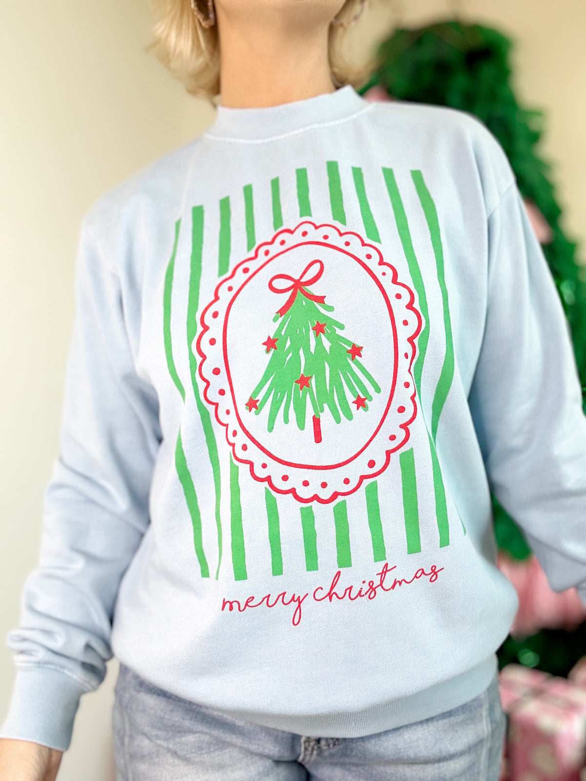 Merry Christmas Graphic Sweatshirt