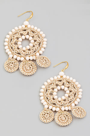 Straw Knit Circle ER