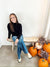 Nicole Mock Neck Sweater Black