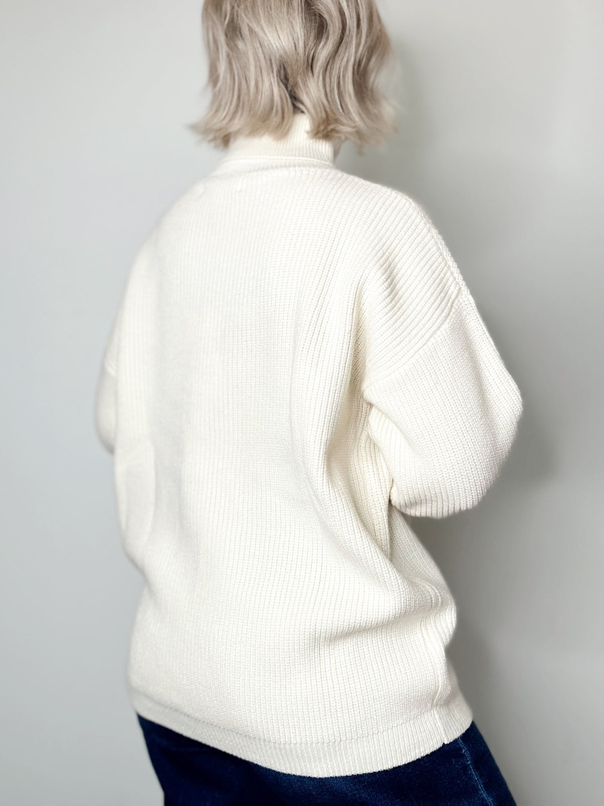 Pippa Turtle Neck Sweater Cream