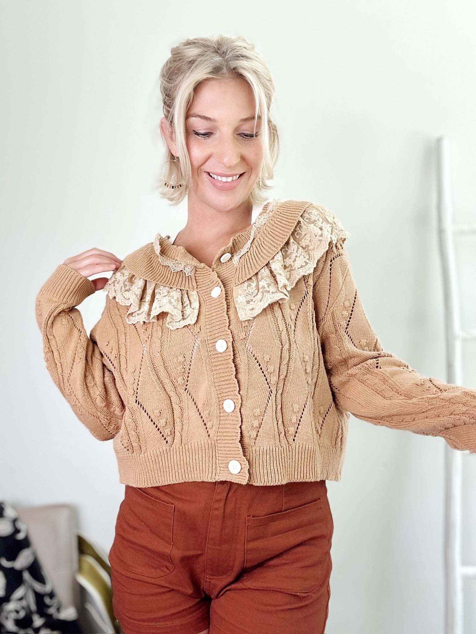 Tabitha Lace Cardigan XL