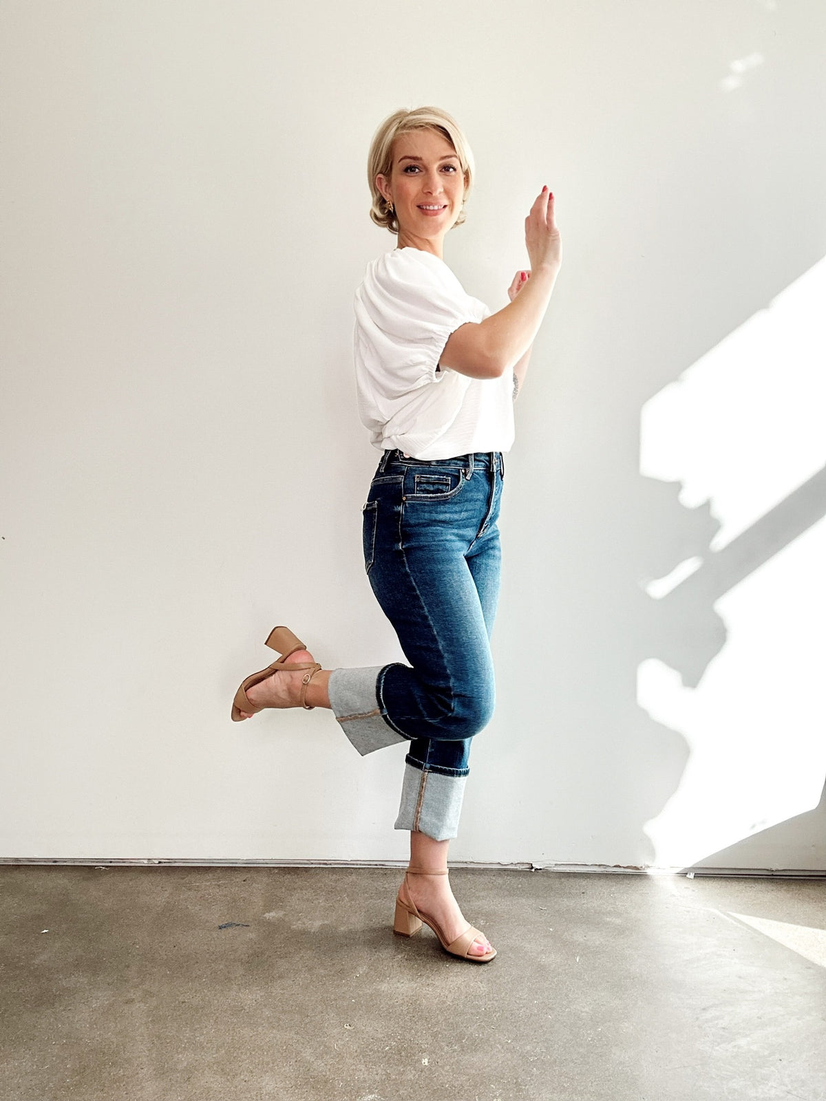 Rae High Rise Ankle Straight Jean