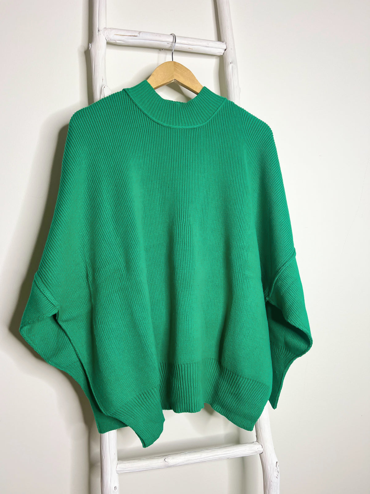 Allison Oversized Sweater Emerald Green