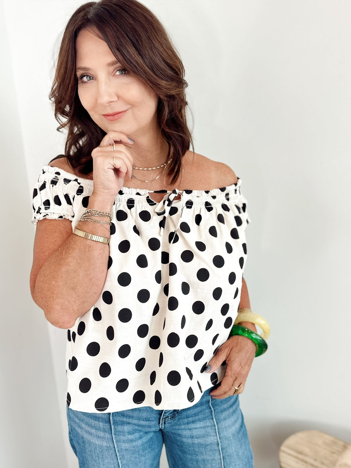 Lola Polka Dot Blouse