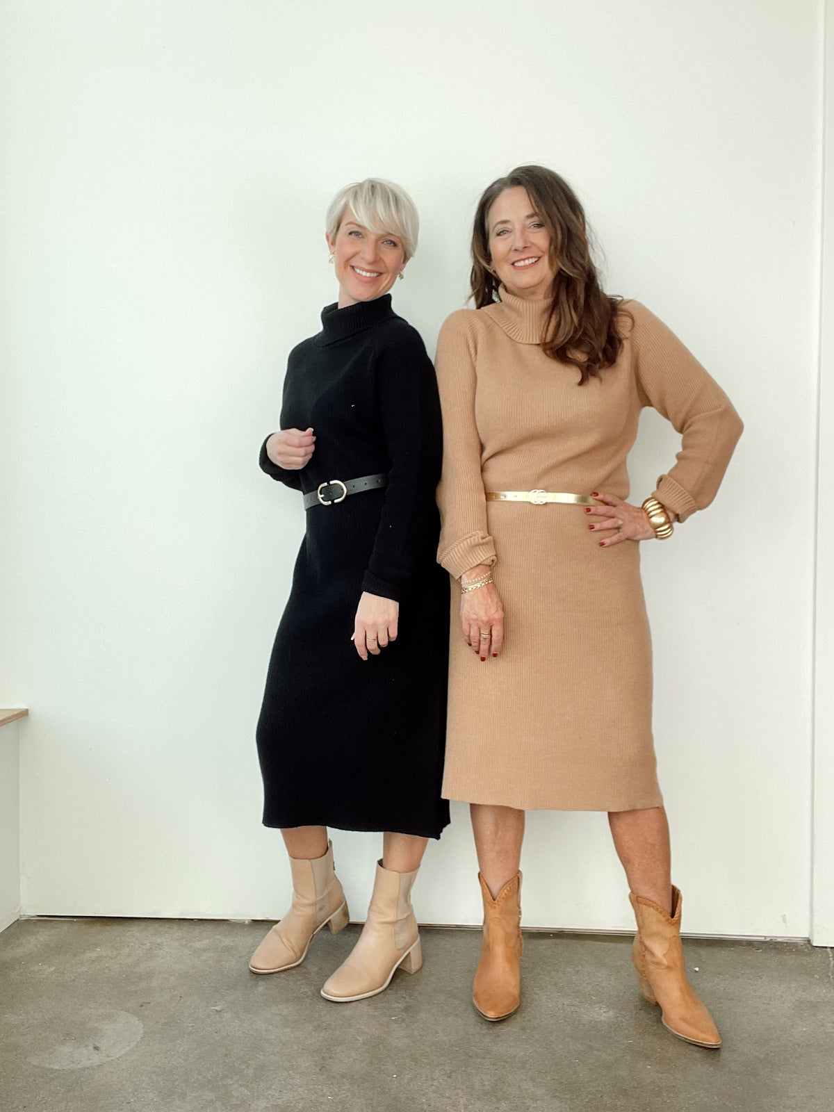 Tanya Turtle Neck Sweater Dress