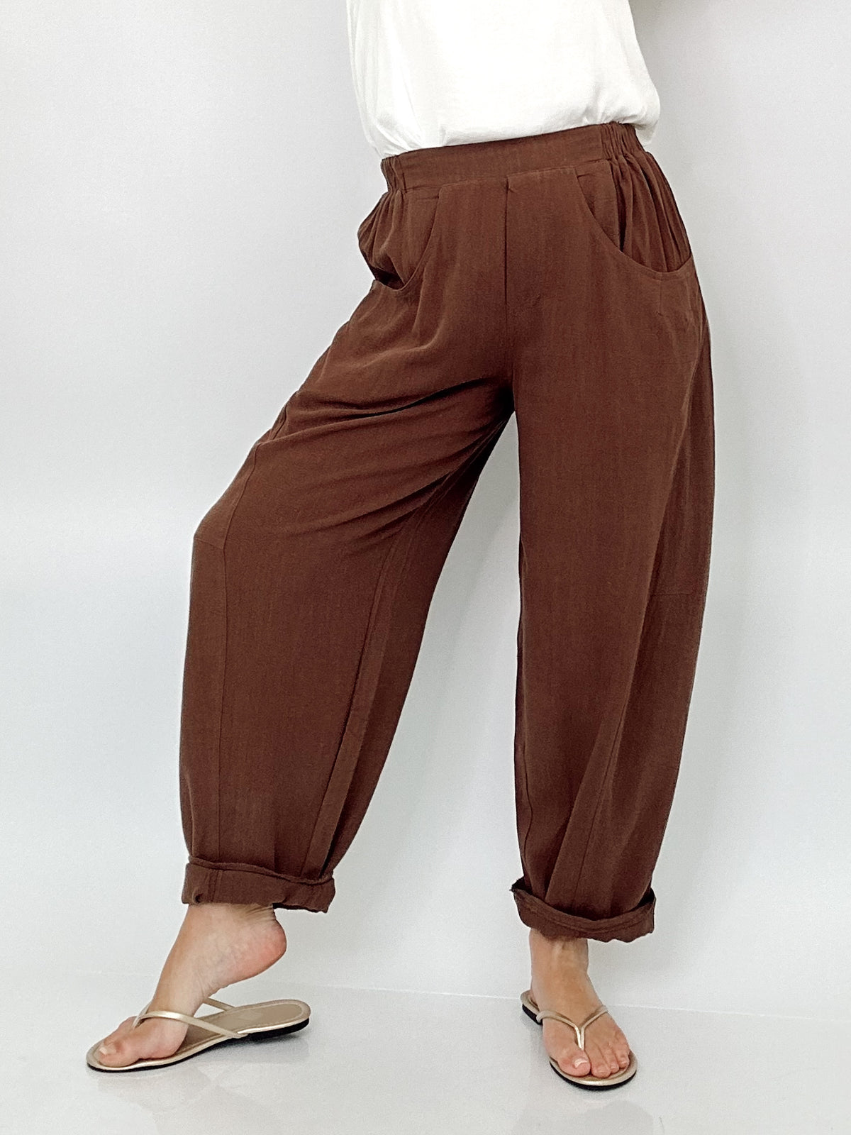 Chrissy Barrel Pants Coco