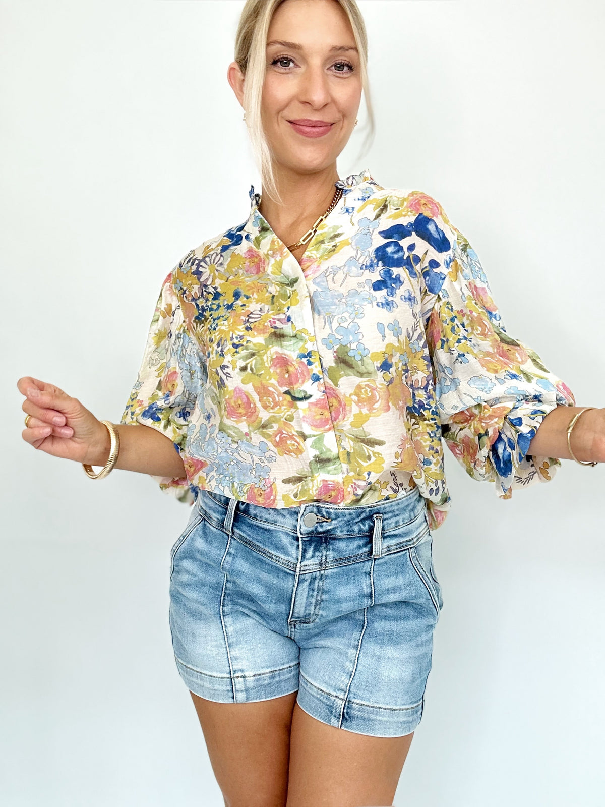 Penny Printed Top