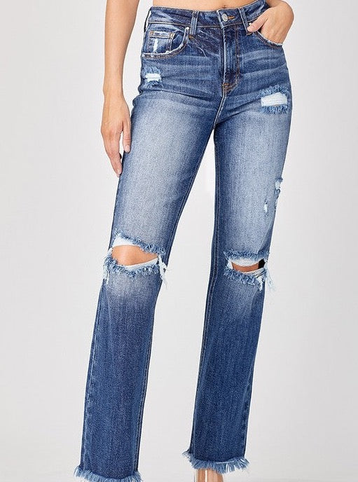 Miranda High Rise Straight Jeans