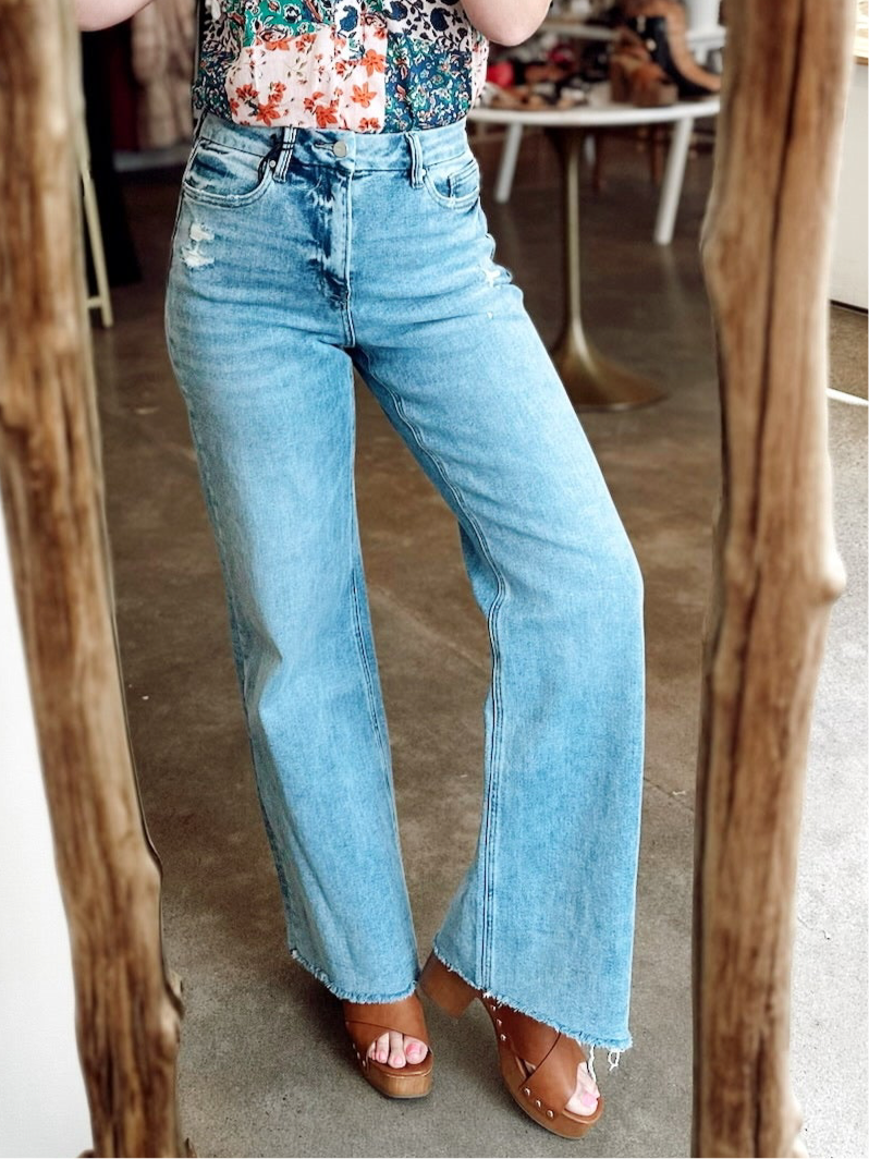 Joni High Rise Wide Leg Jean