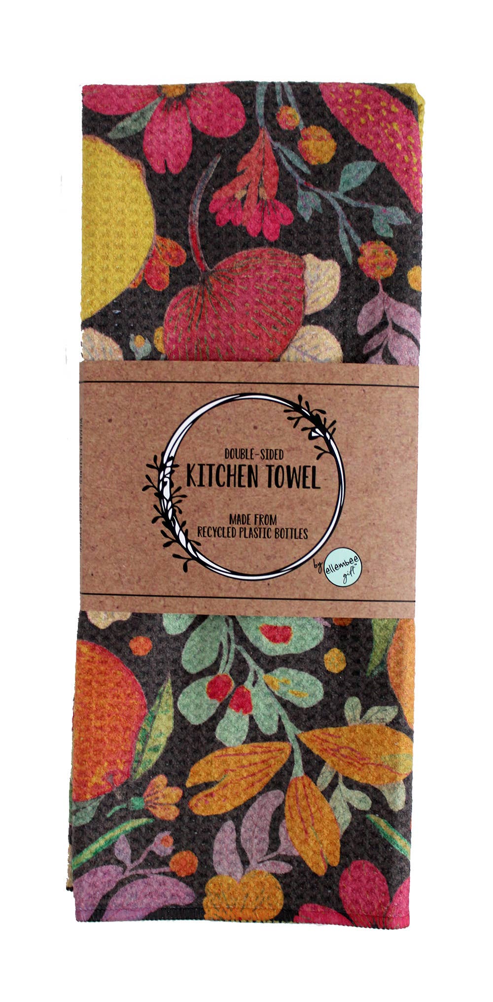 Floral & Citrus Tea Towel