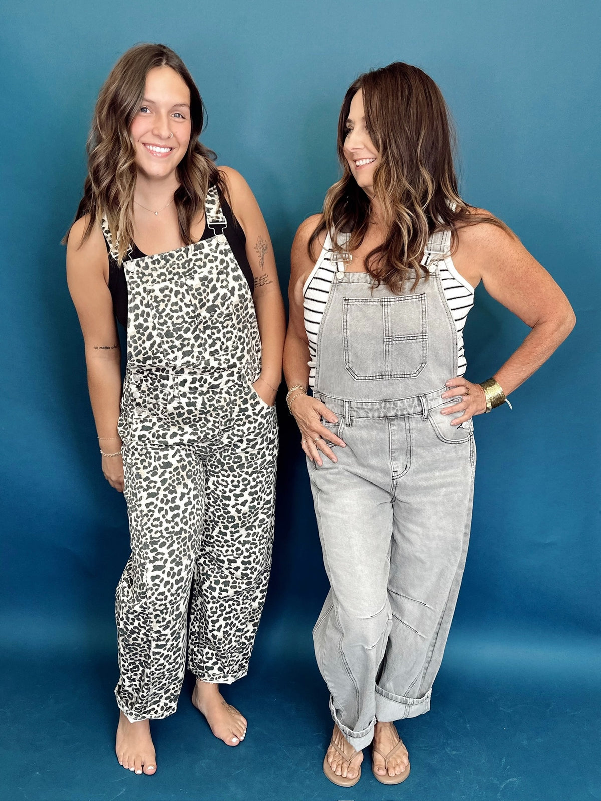 Rylie Denim Overall Grey Wash