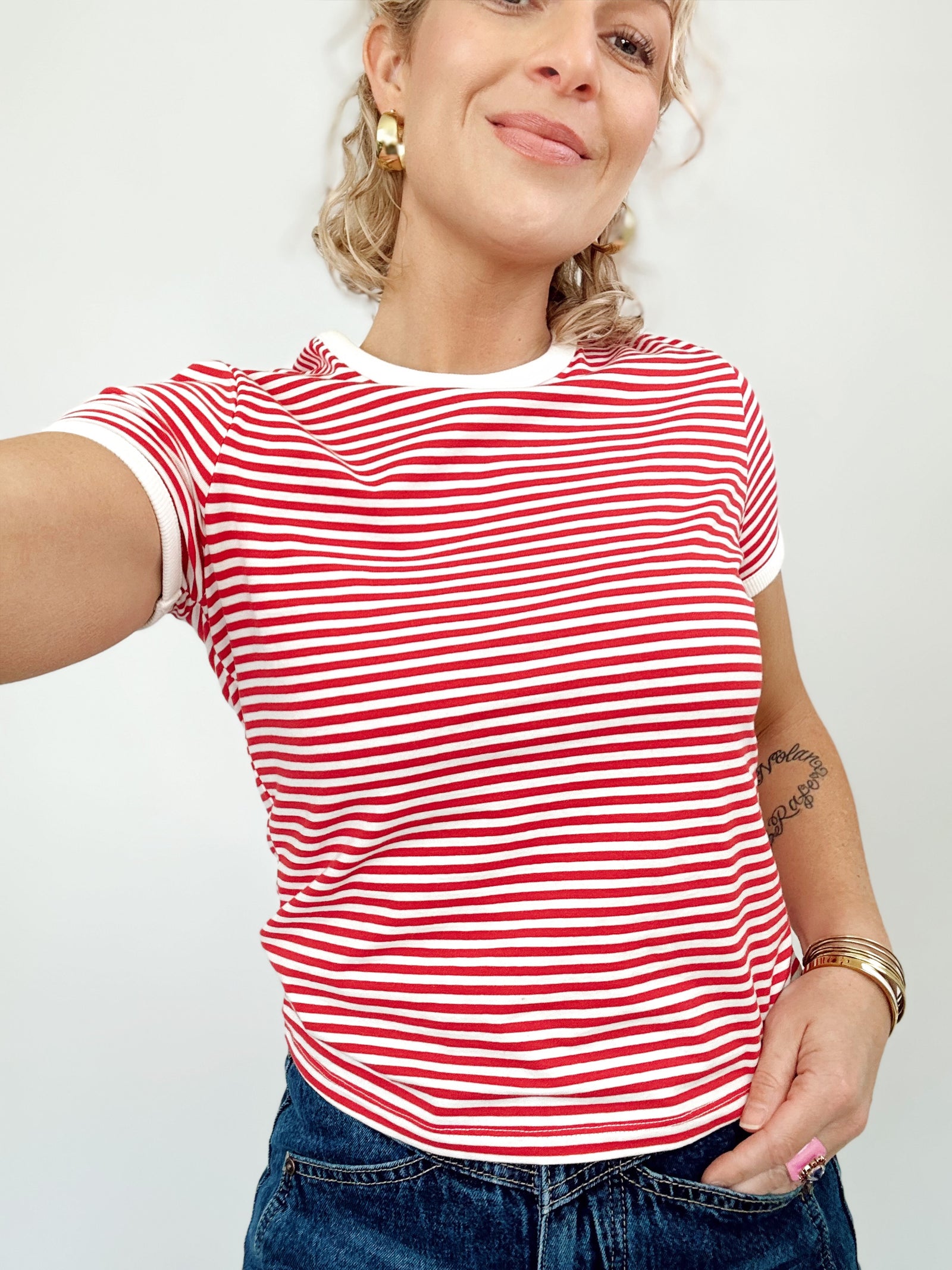 Mona Striped Tee