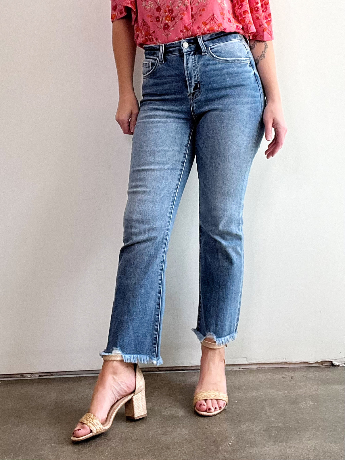 Nikki Raffia Block Heel Sandals, Natural