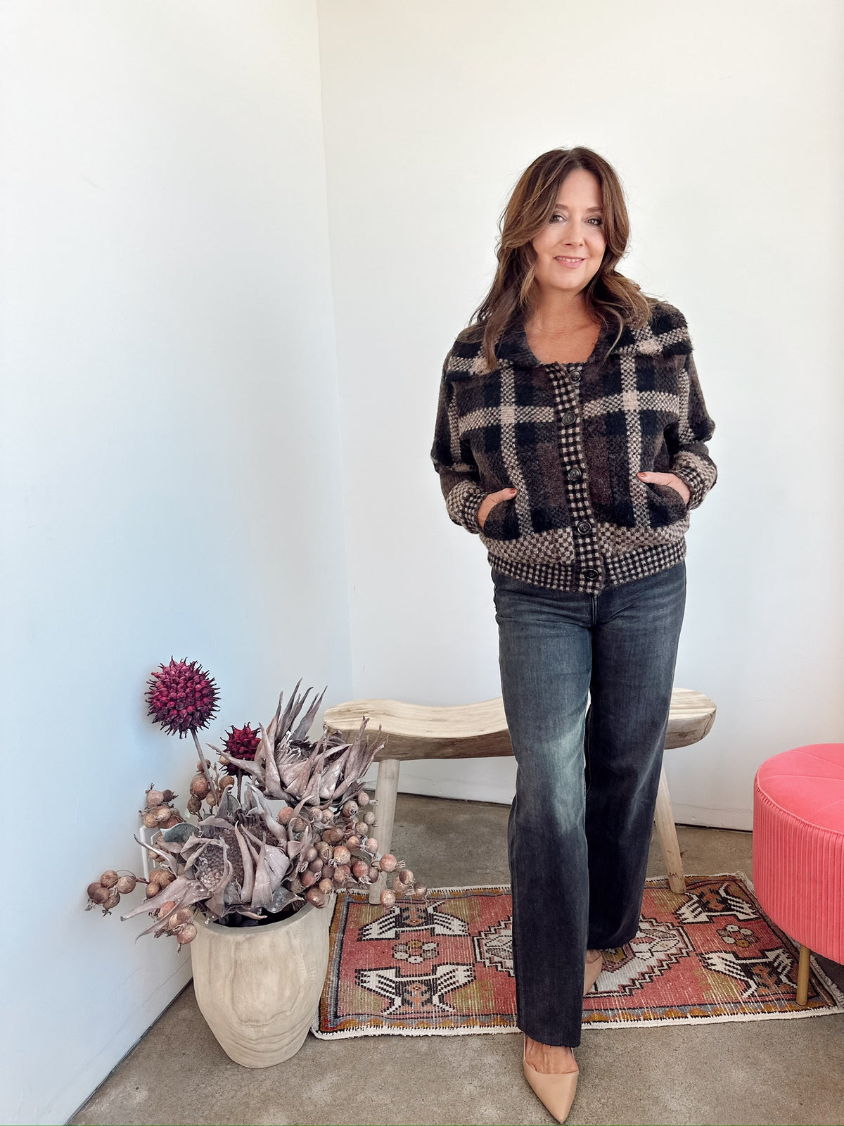 Ava High Rise Wide Leg Jeans