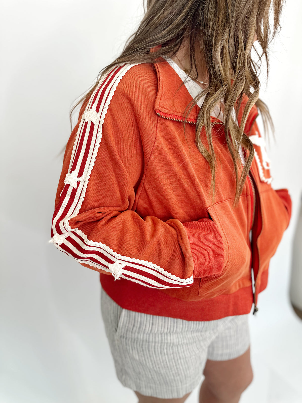 Star Patch Long Sleeve Jacket