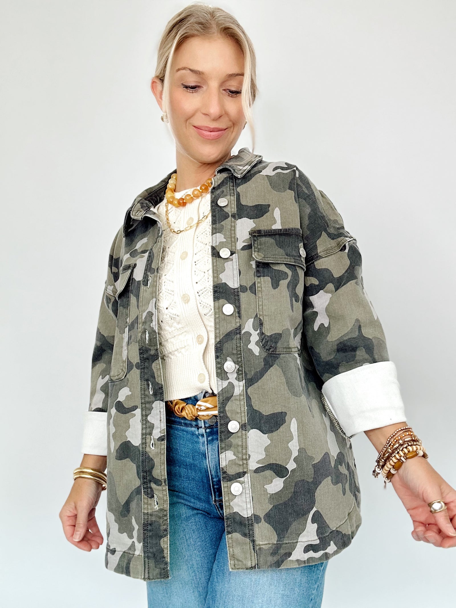 Juno Camouflage Shacket
