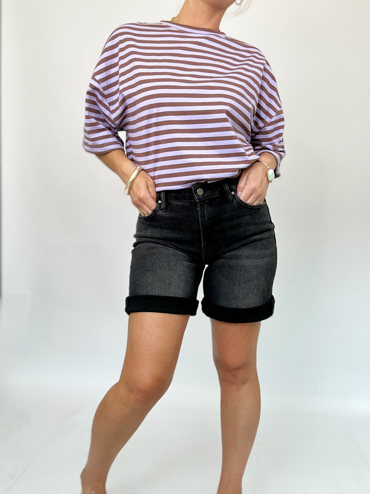Lyla High Rise Bermuda Shorts
