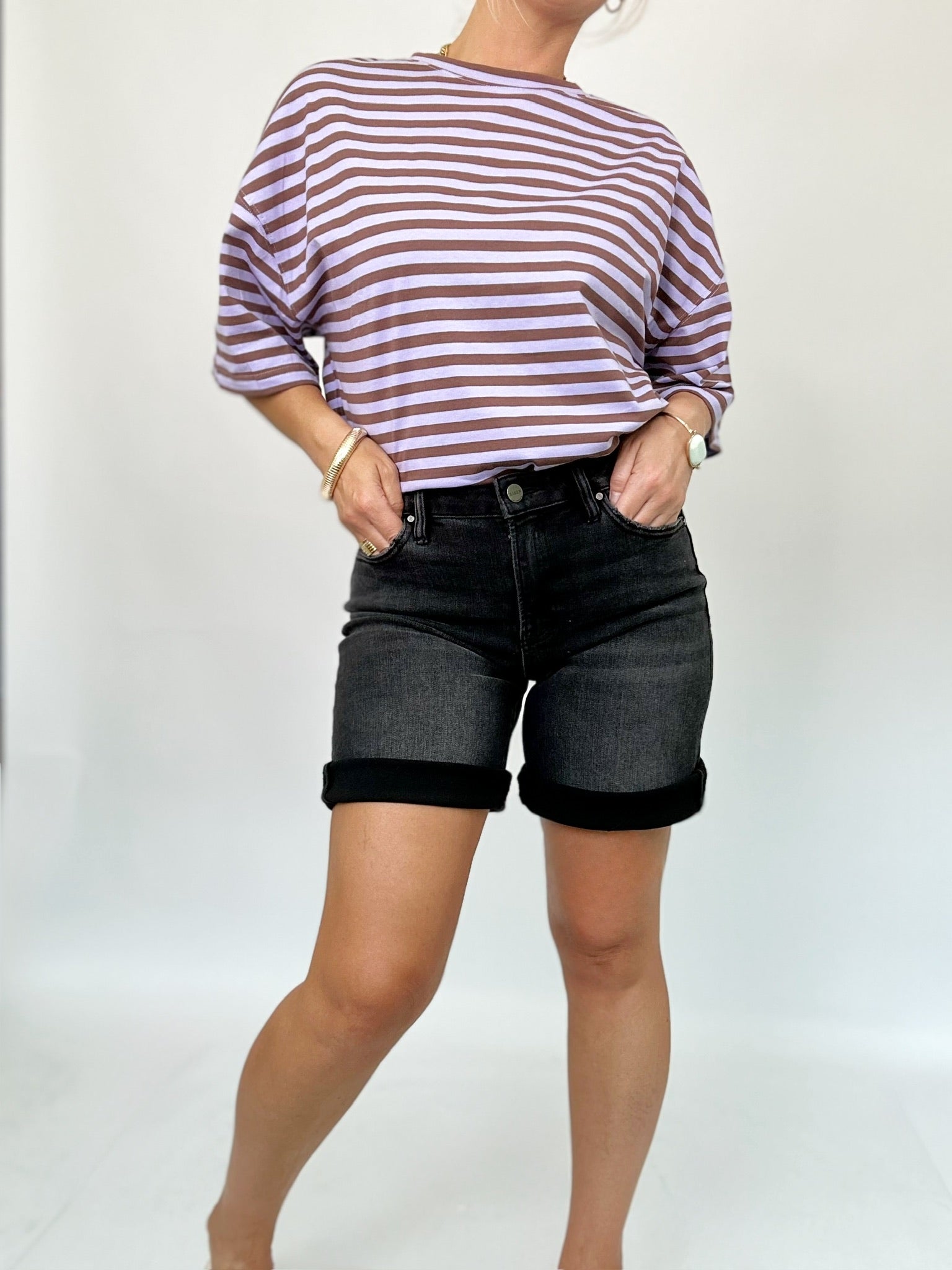 Lyla High Rise Bermuda Shorts