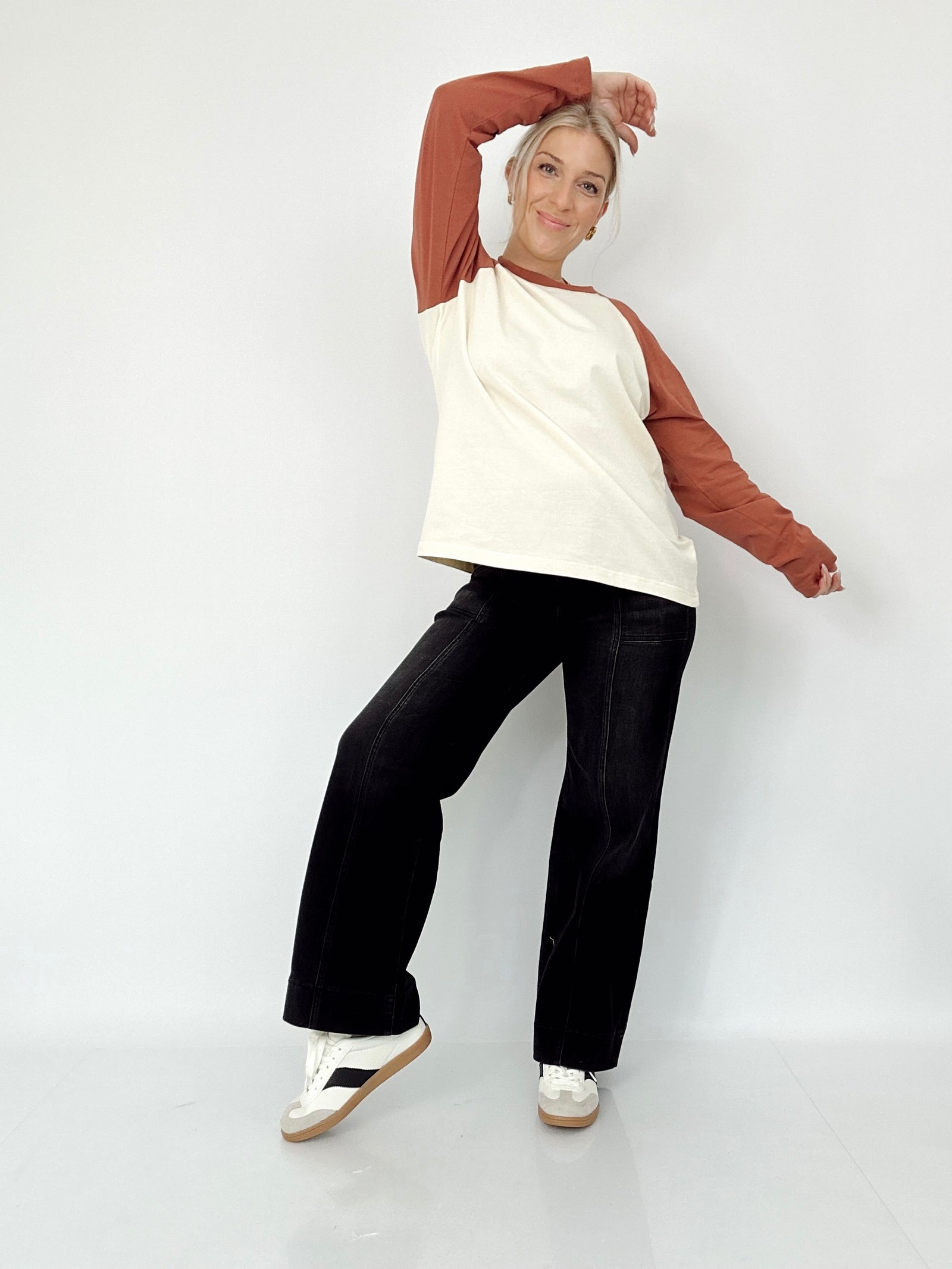 Trina Raglan Baseball Tee