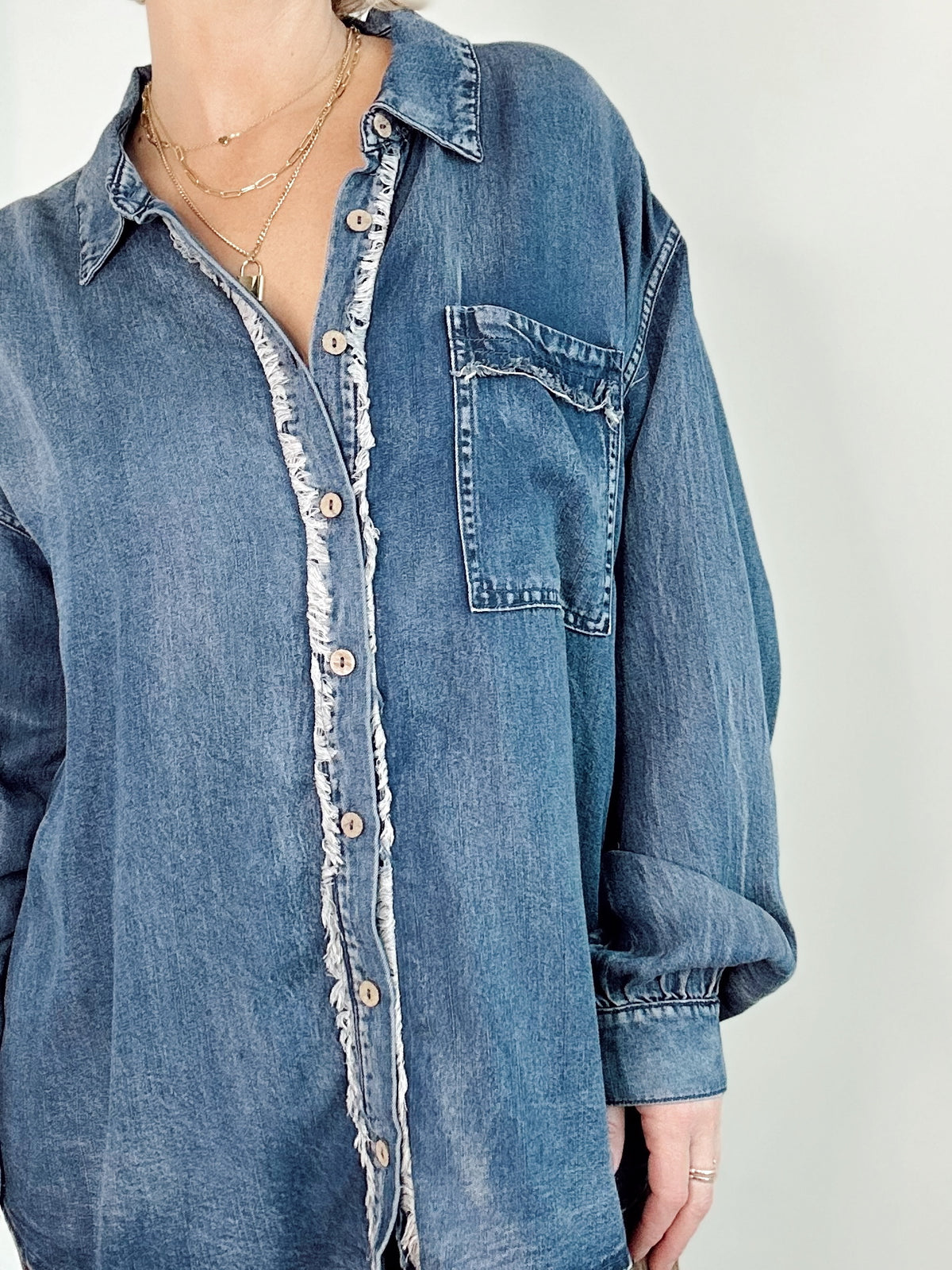 Abigail Chambray Shirt