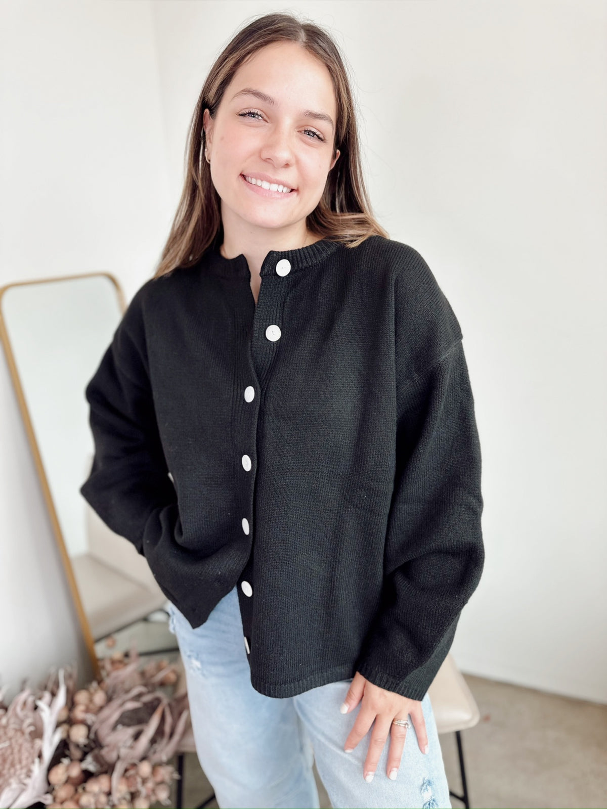 Juniper Cardigan Black