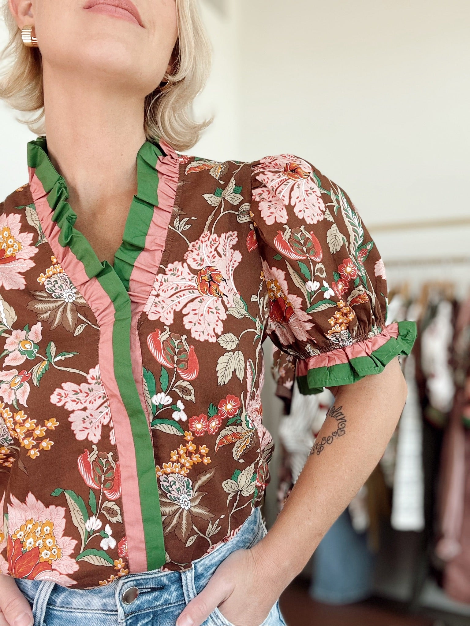 Belle Floral Blouse