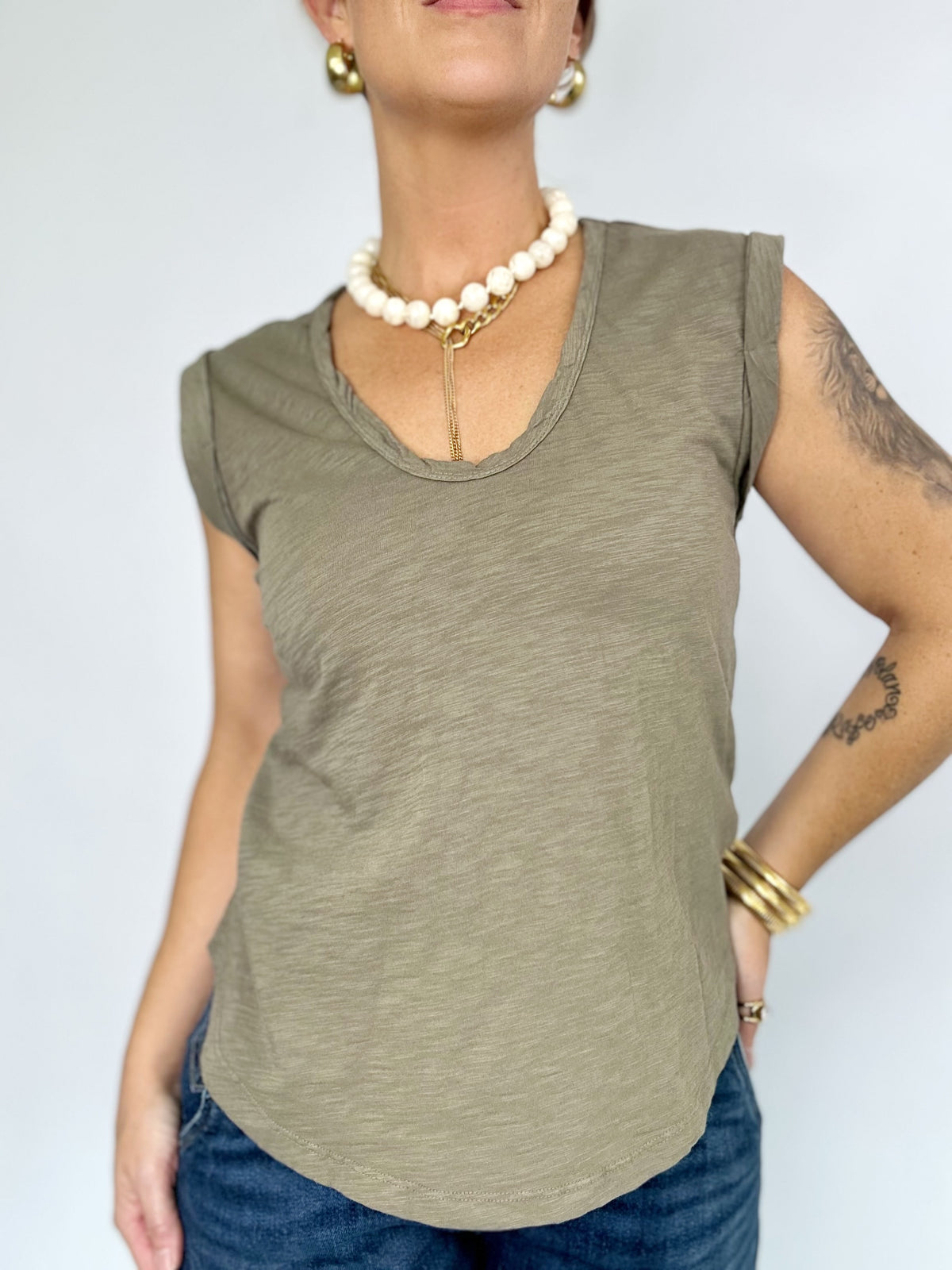 Tillie Tee Olive