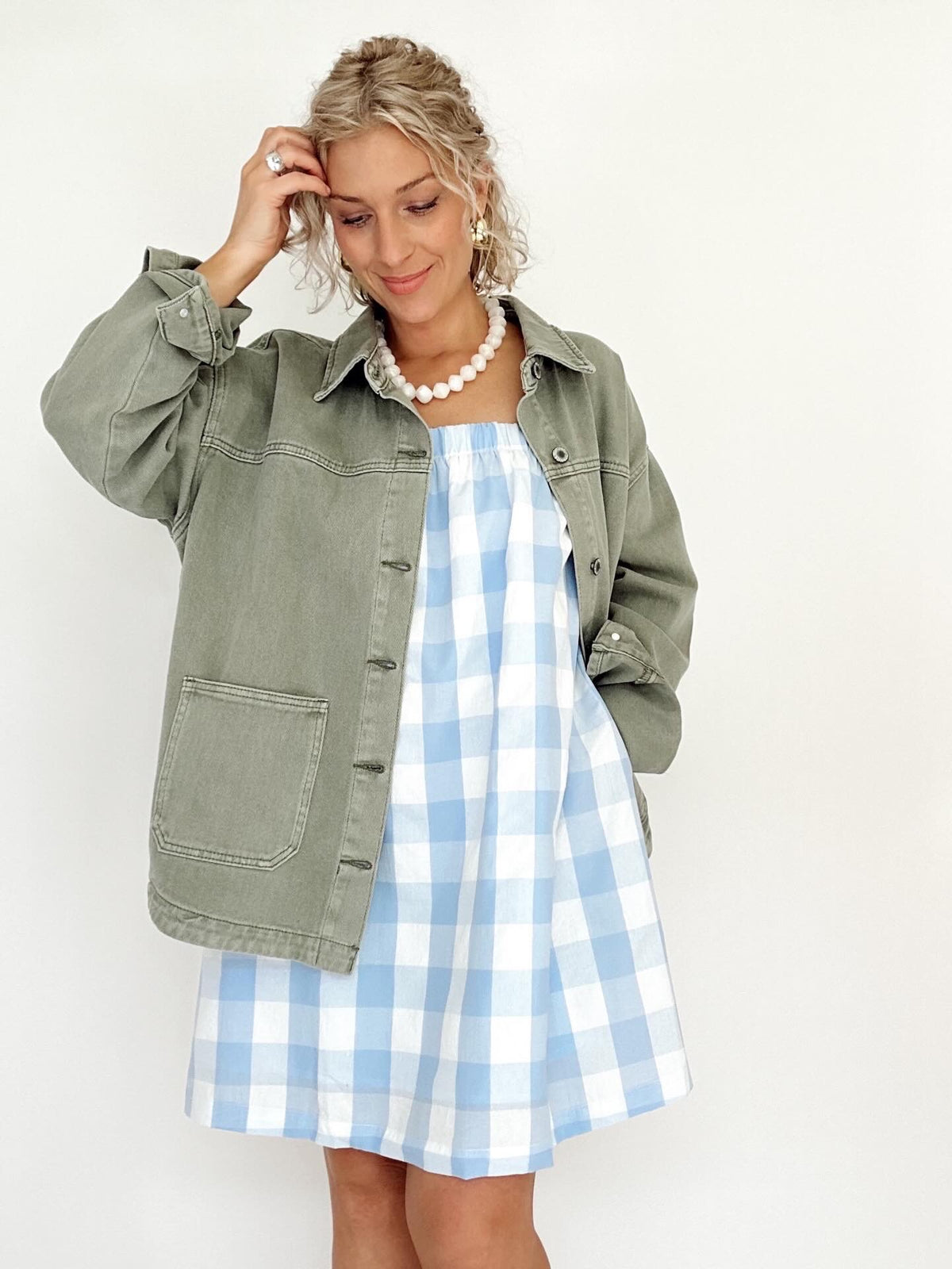 Faith Denim Button Up Jacket