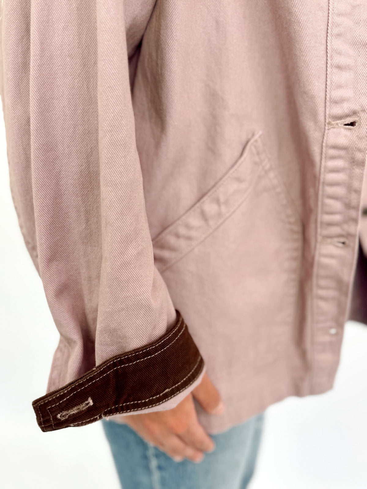 Elsie Utility Barn Jacket Mauve