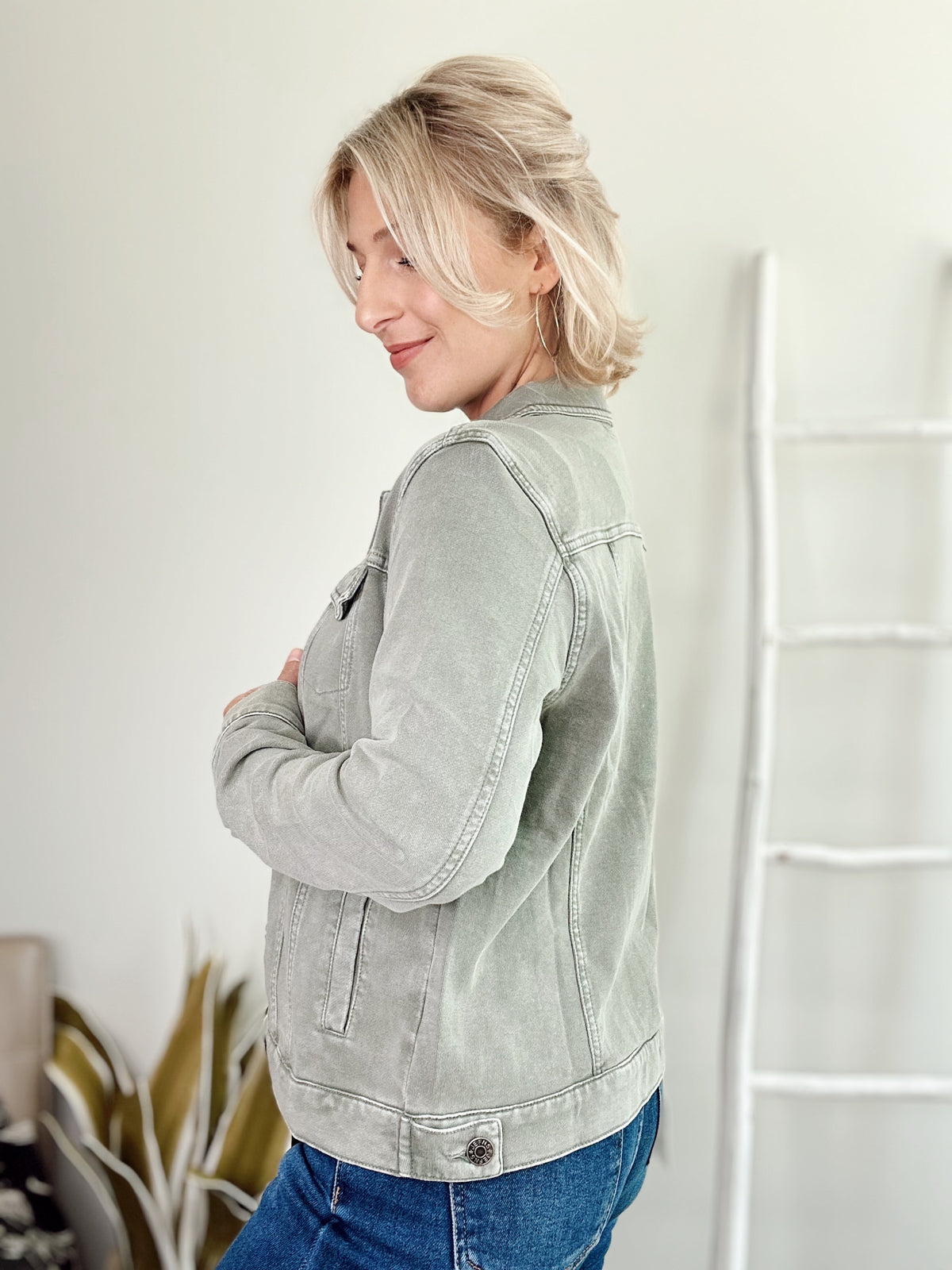 Tiffany Trucker Jacket Olive