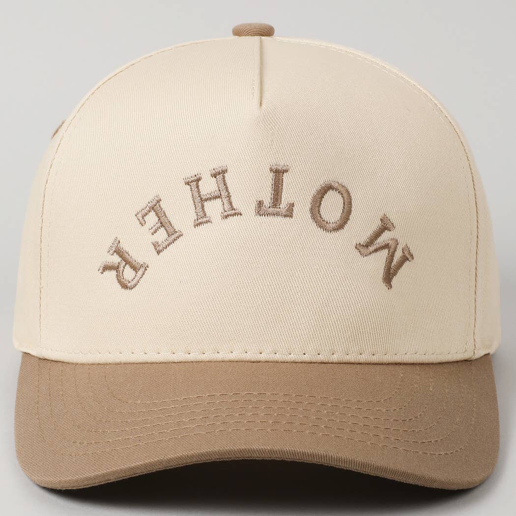 MOTHER Upside Down Hat Beige