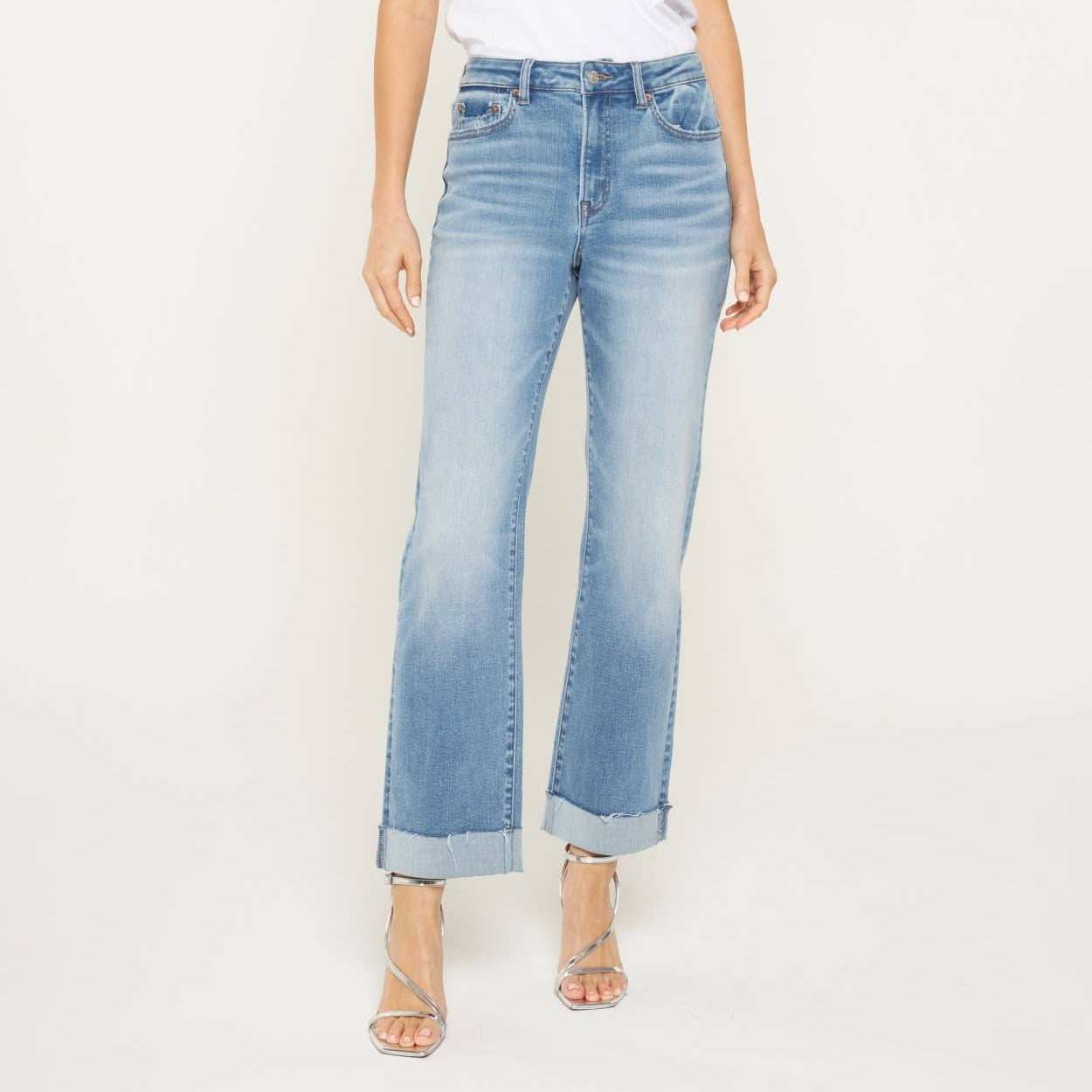 June Straight Leg Cuffed Jean