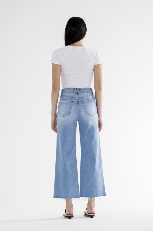 Reese Super High Rise Wide Leg Jeans