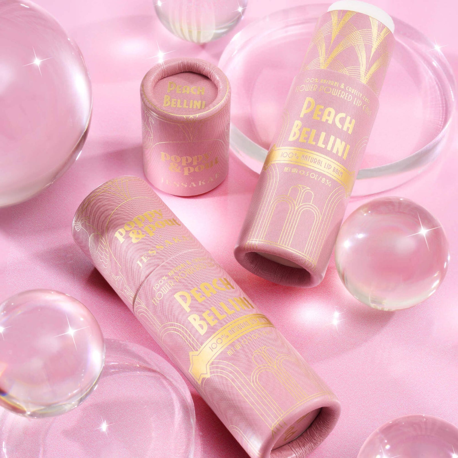 P&P Limited Edition Lip Balm Peach Bellini