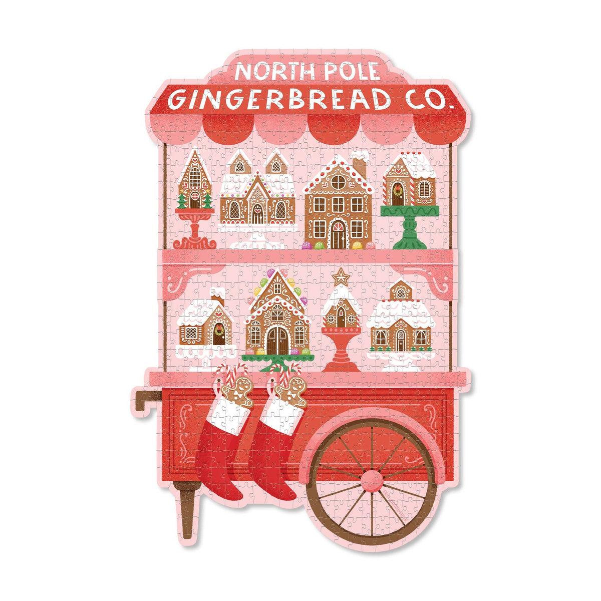 North Pole Gingerbread Christmas Puzzle