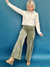 Autumn High Rise Crop Corduroy Pants
