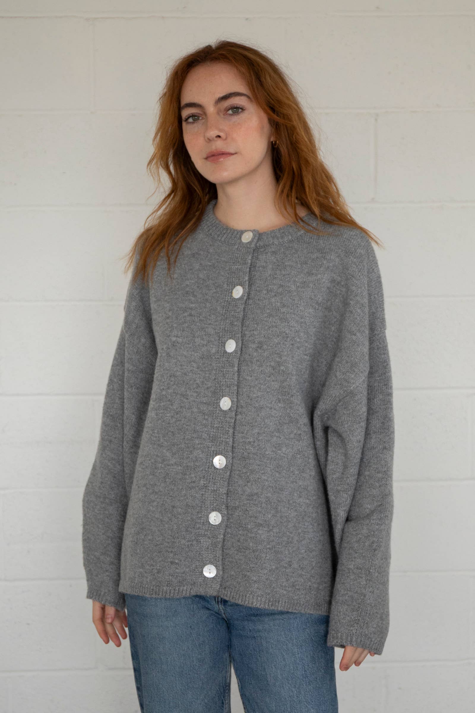 Juniper Cardigan Heather Grey
