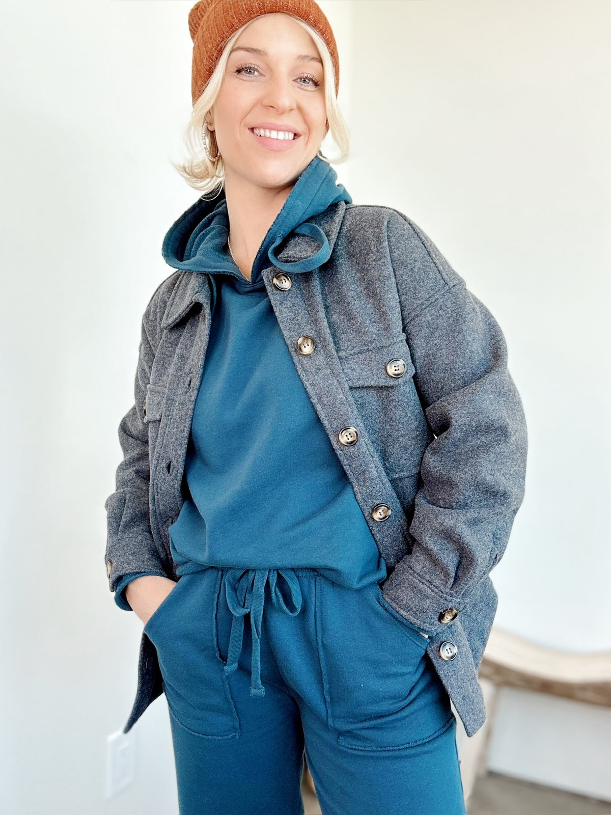 Evie Everyday Hoodie Midnight Navy