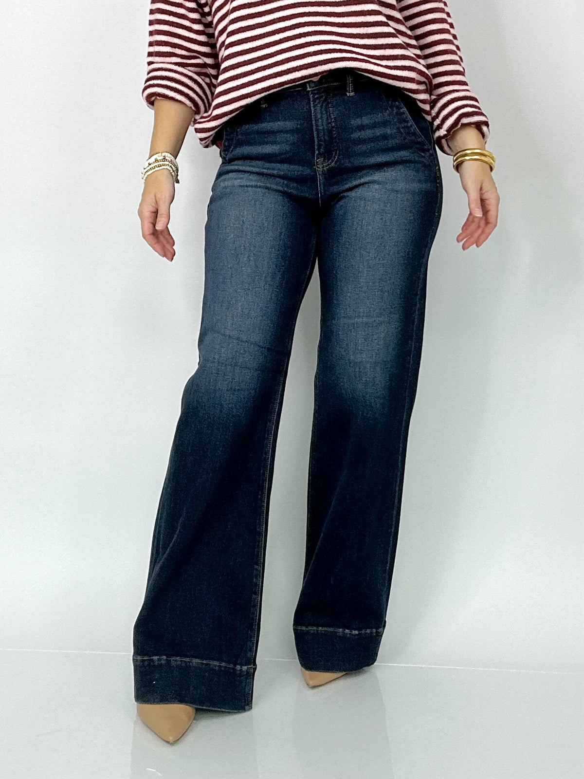 Darcy High Rise Wide Flare Jeans