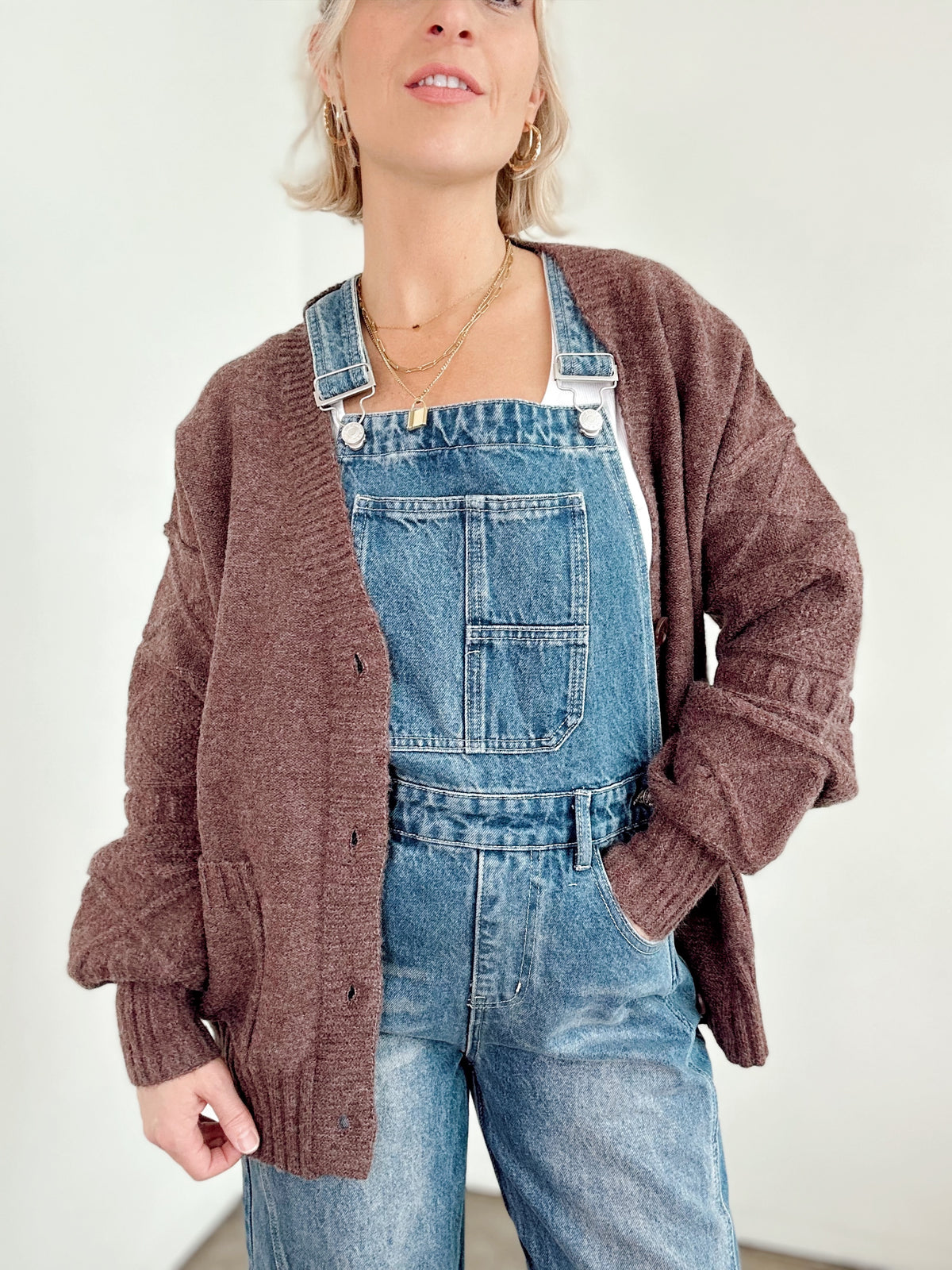 Haven Knit Cardigan Mocha