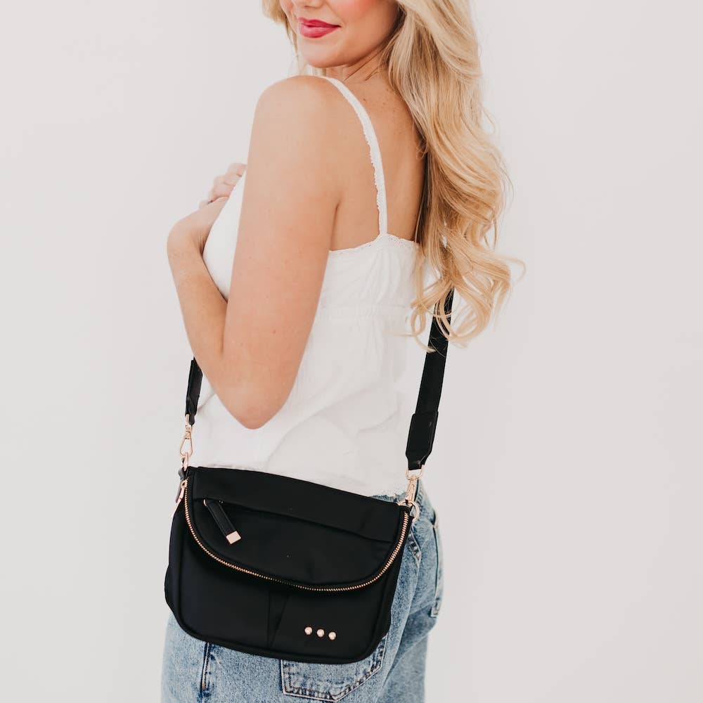 Tilly Crossbody Bag: Black