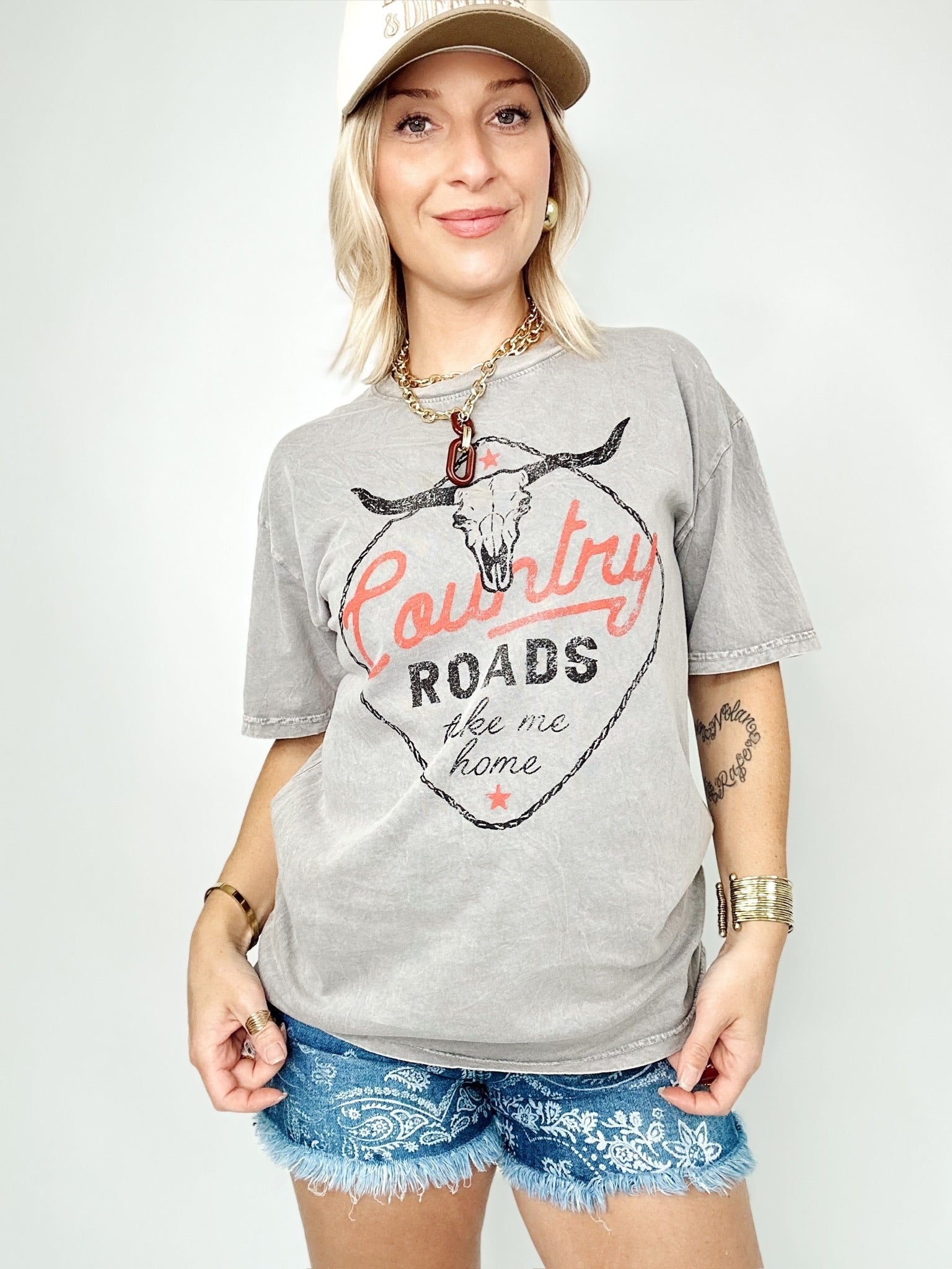 Country Roads Take Me Home Grey
