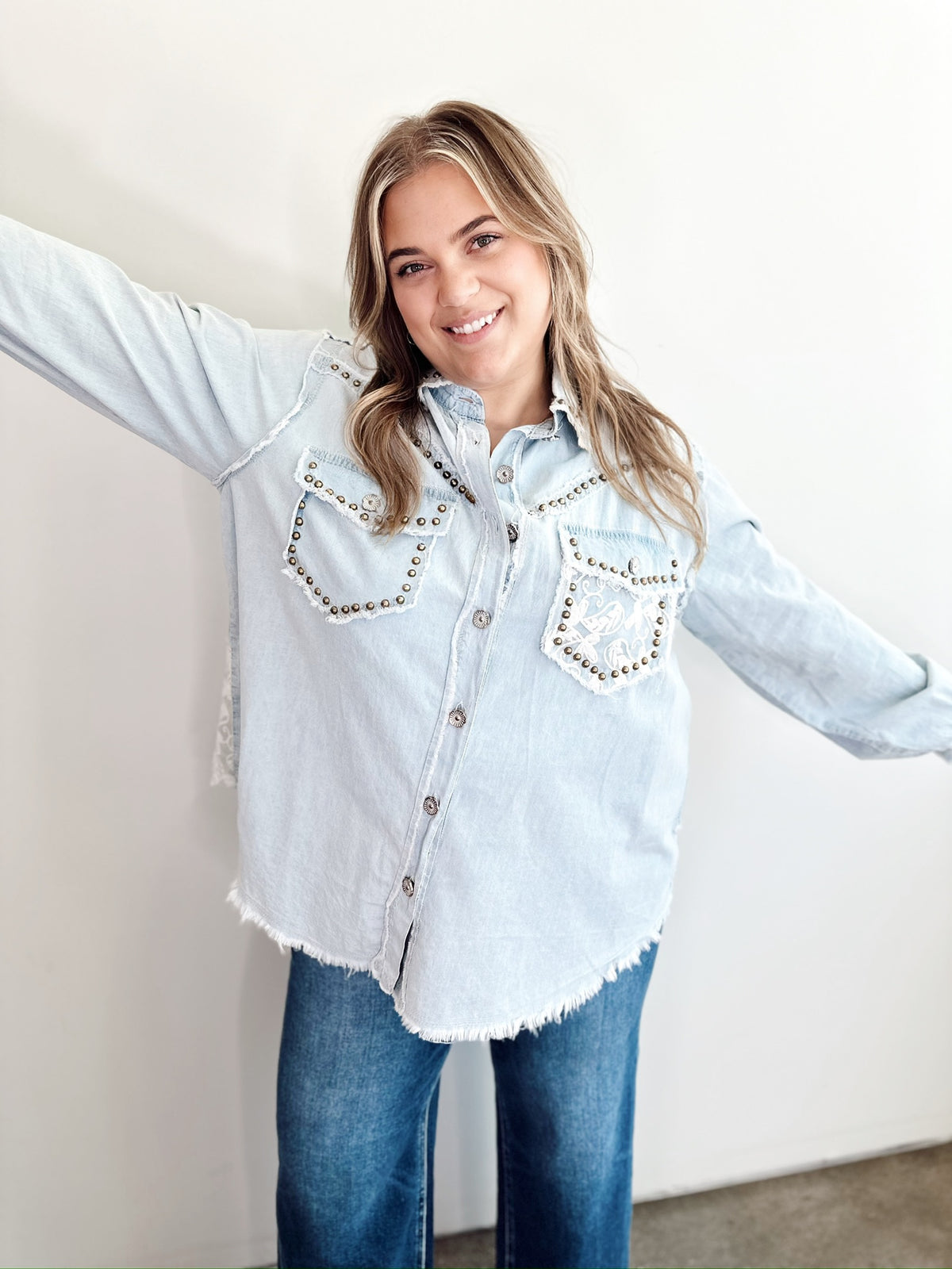 Cory Western Shirt Denim