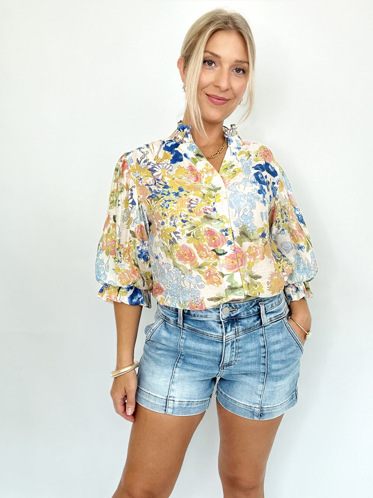 Penny Printed Top