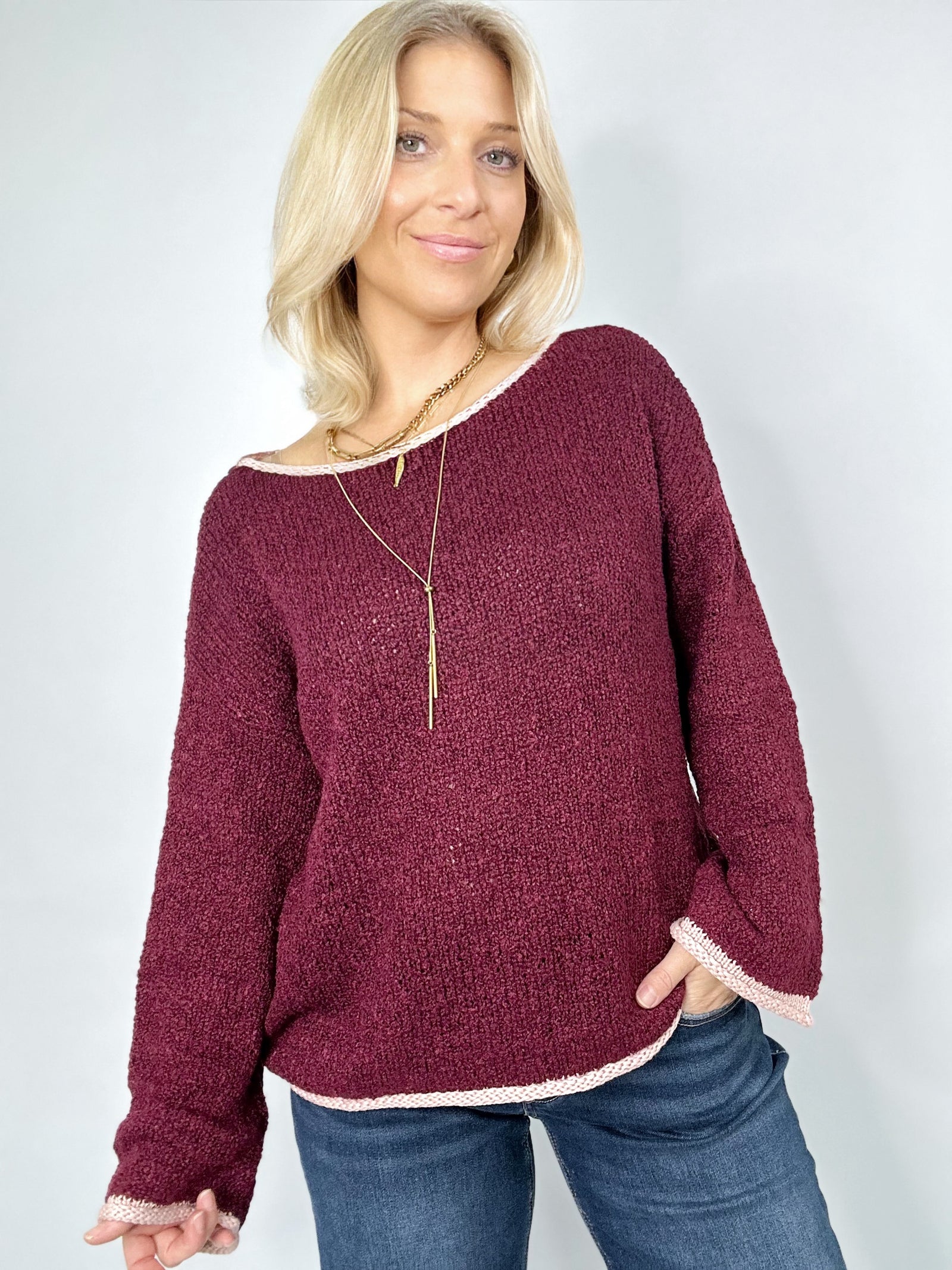 Val Boat Neck Sweater