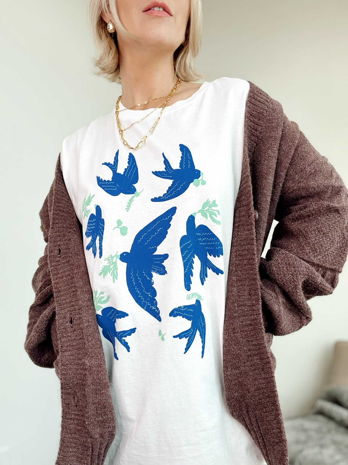 Vintage Birds Graphic Tee