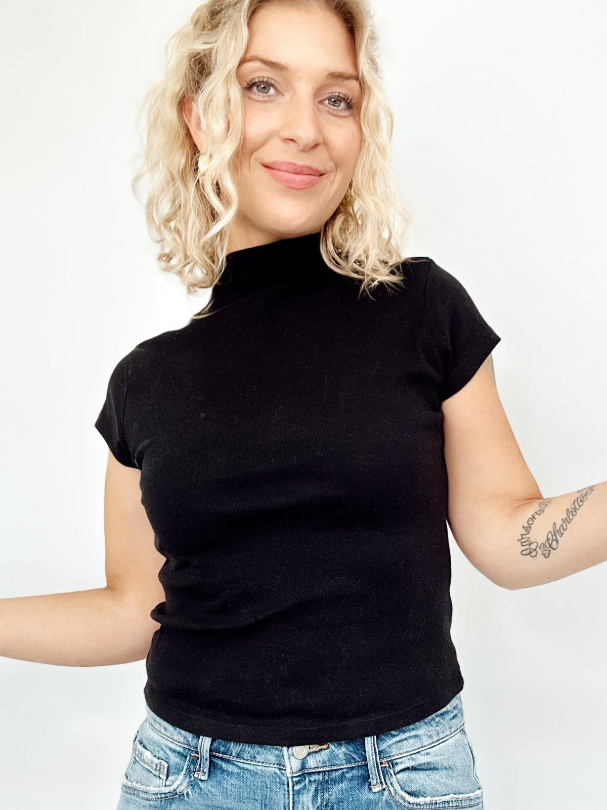 Felicity Mock Neck Top