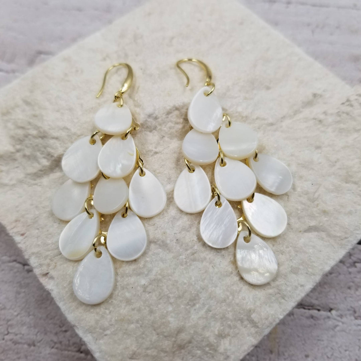 Drop Shell Earrings